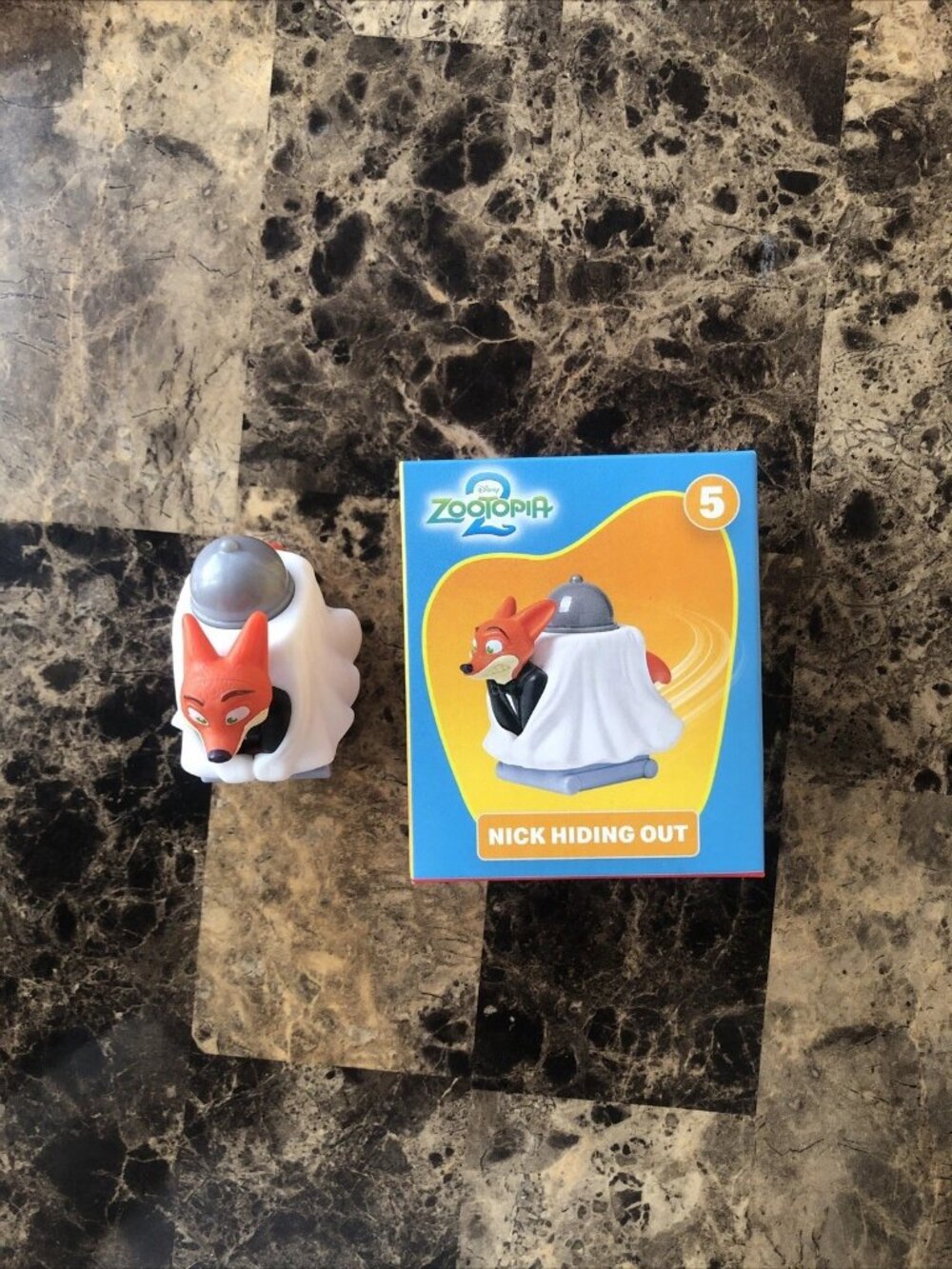 McDonald's Happy Meal Toy Nick Hiding Out #5 - Disney Zootopia 2 With BOX